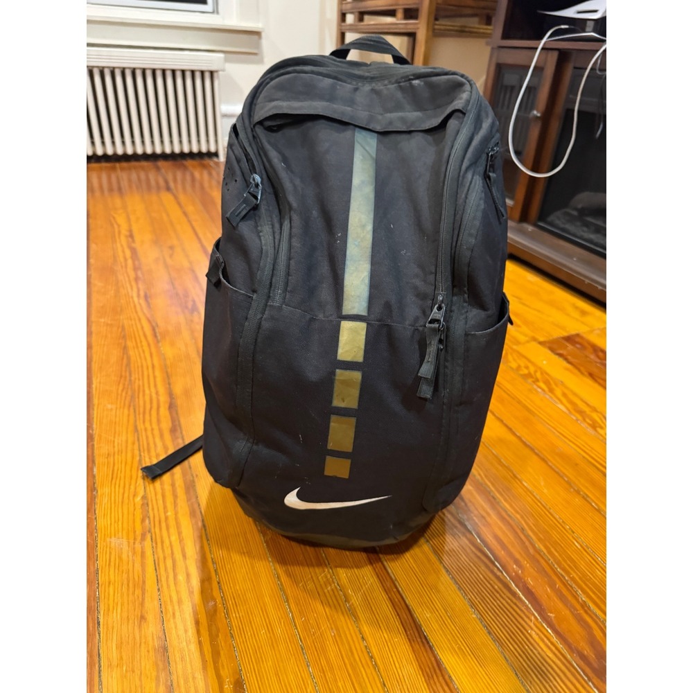 Nike Hoops Elite Pro Basketball Backpack Black Gold BA5554-011